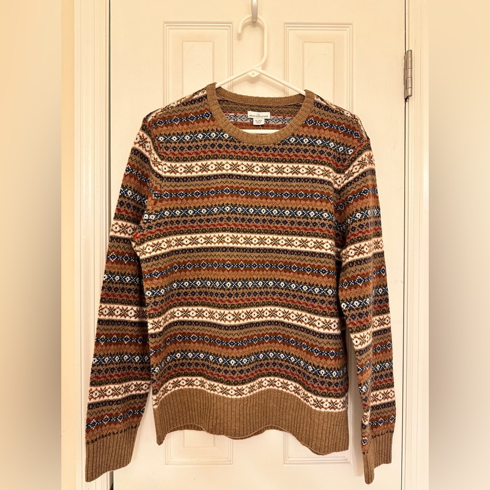 L.L. Bean Signature Multicolor Knit Sweater